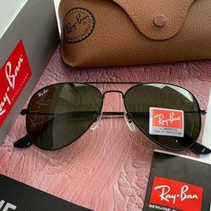 Ray-Ban 3025 Green Aviator Sunglasses 58mm